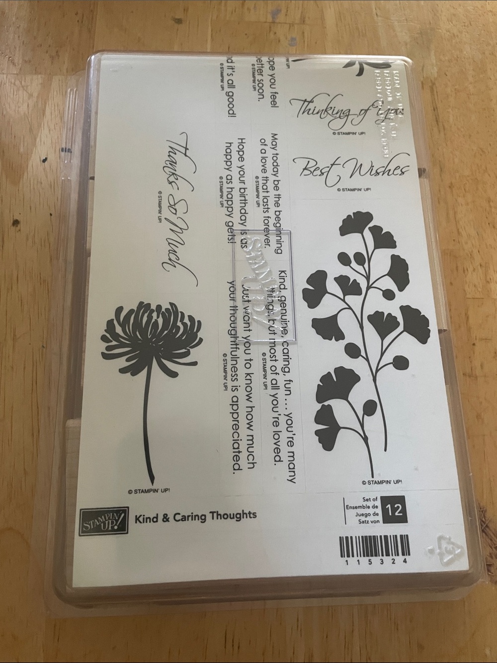 Stampin' Up! Kind & Caring Thoughts Stamp Set
